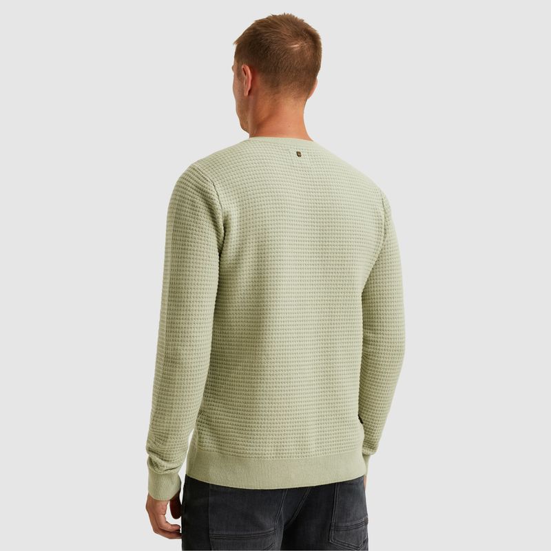 PME Legend R-neck cotton mouline Desert Sage PKW2511330