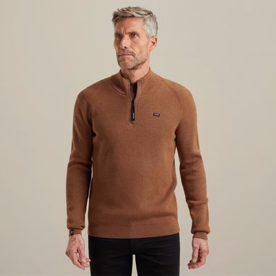 Vanguard Half zip collar gentlemans deal c Pecan Brown VKW2510332