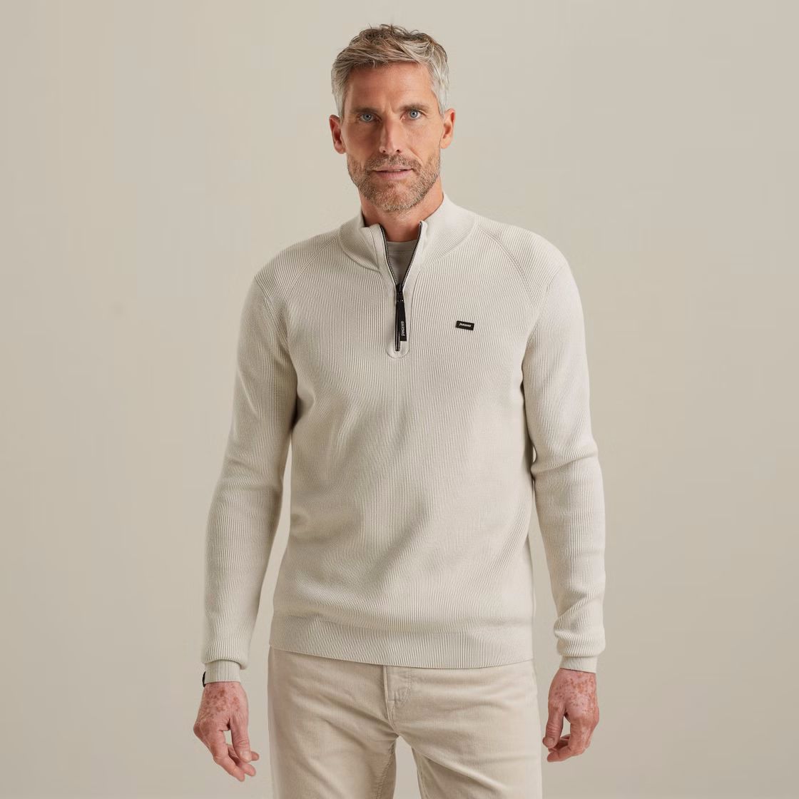 Vanguard Half zip collar gentlemans deal c Grijs VKW2510332