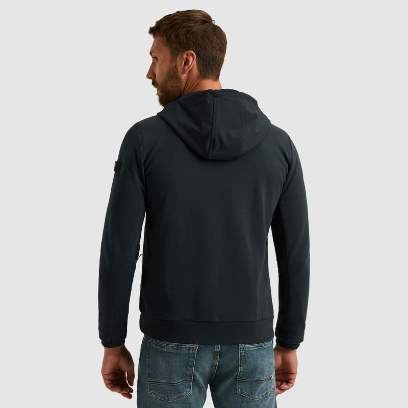 PME Legend Zip jacket terry nylon mix Carbon PSW2511487