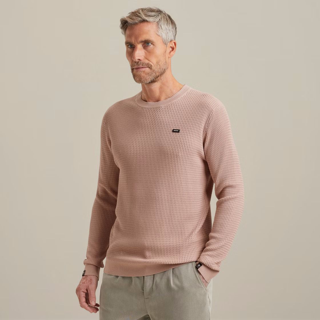 Vanguard Crewneck cotton modal Adobe Rose VKW2511343