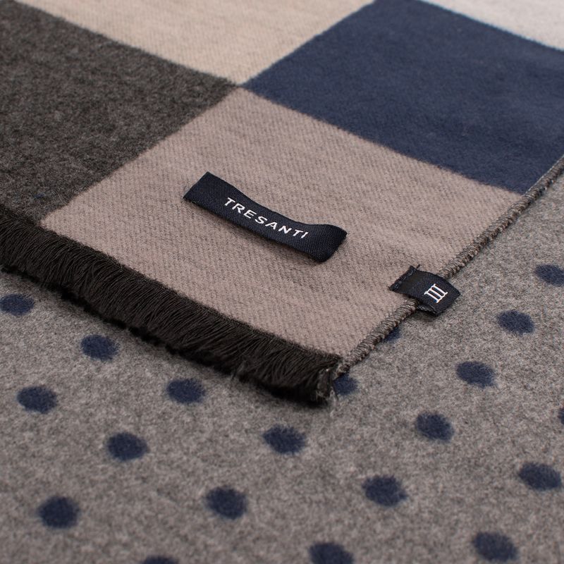 Tresanti STEVENS | Double face viscose scarf Anthracite TRSCJE126