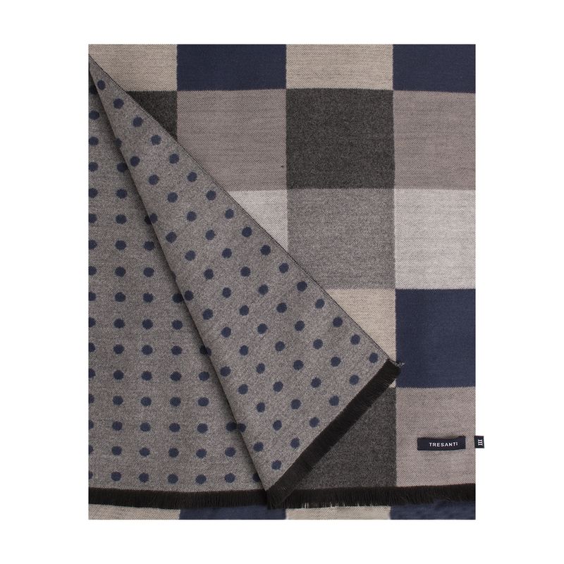 Tresanti STEVENS | Double face viscose scarf Anthracite TRSCJE126