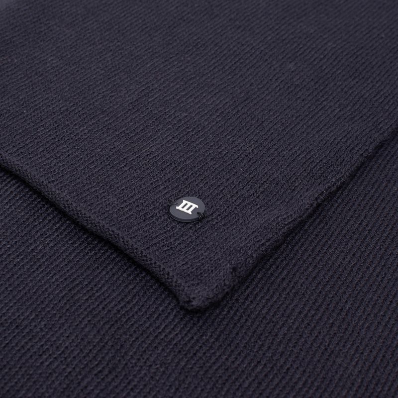 Tresanti SNOW | Fine knitted scarf with rubbe Navy TRSCHE125