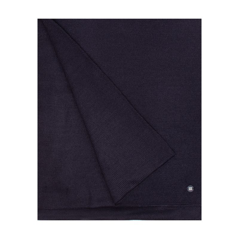 Tresanti SNOW | Fine knitted scarf with rubbe Navy TRSCHE125