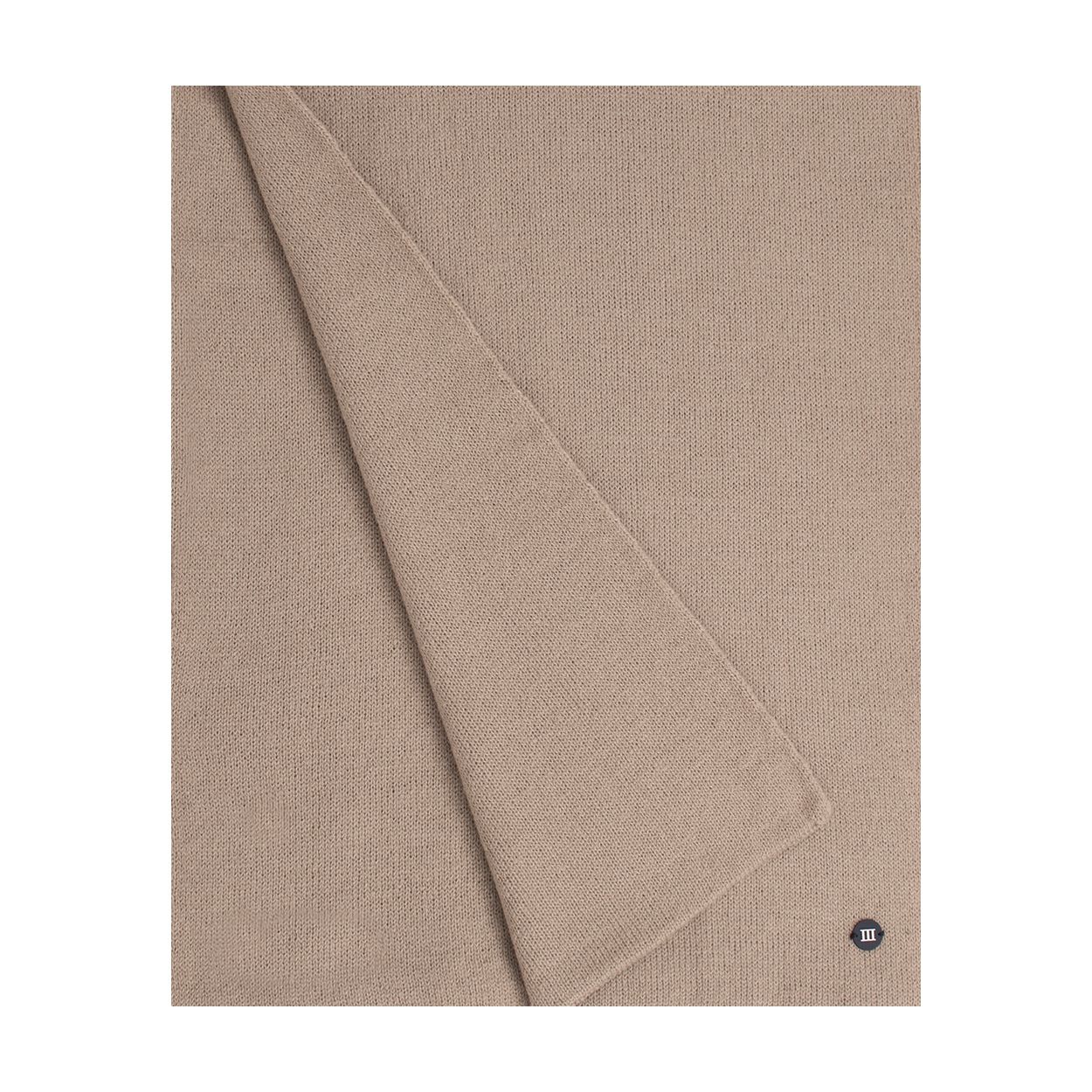 Tresanti SNOW | Fine knitted scarf with rubbe Light brown TRSCJE125