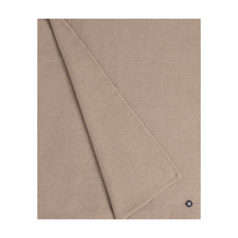 Tresanti SNOW | Fine knitted scarf with rubbe Light brown TRSCJE125