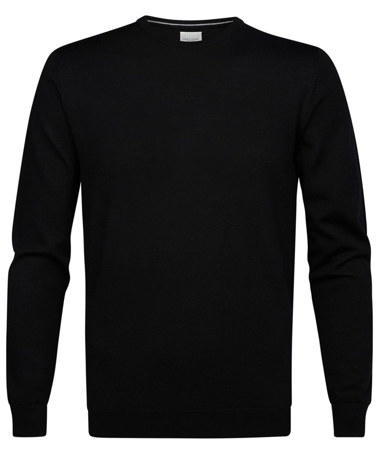 Profuomo PULLOVER CREW NECK BLACK Zwart PP2J00005B
