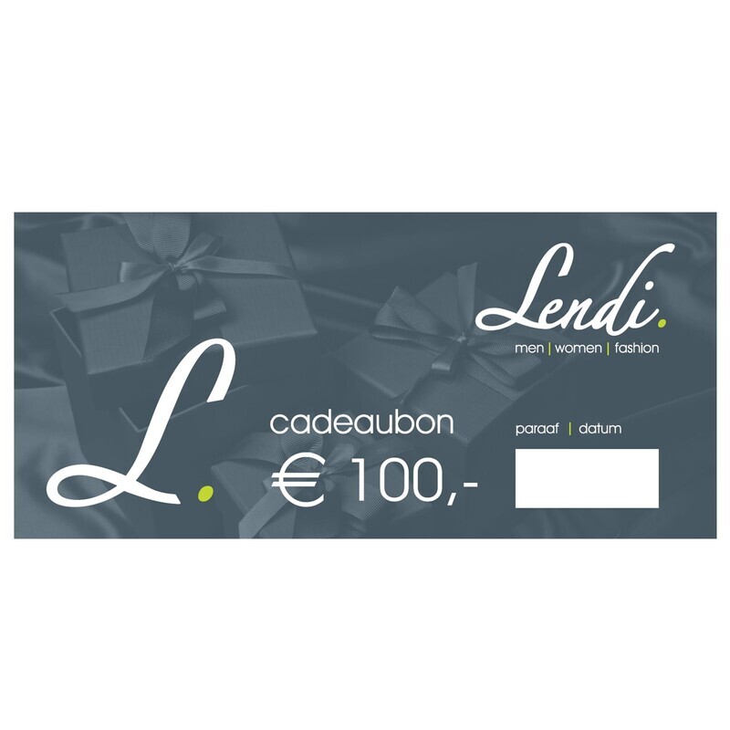 Cadeaubon 100 euro Lendi Fashion