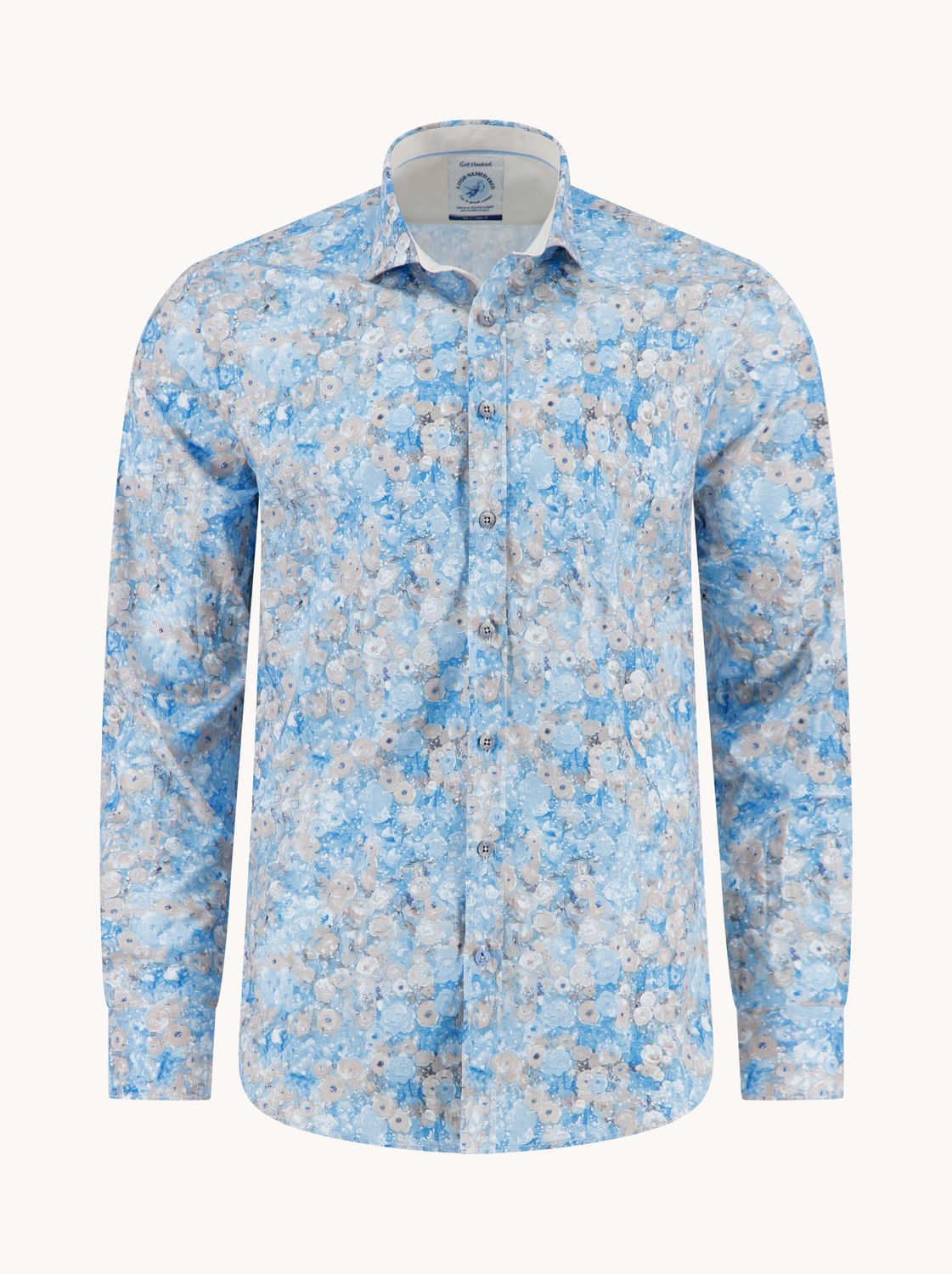 A fish named Fred Shirt Klimt Flower Light Blue - 33.011 | Lendi.nl