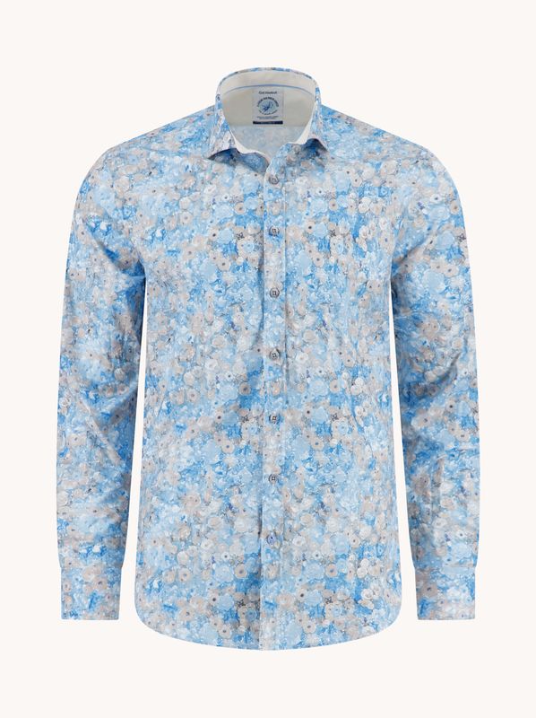 A fish named Fred Shirt Klimt Flower Light Blue - 33.011 | Lendi.nl