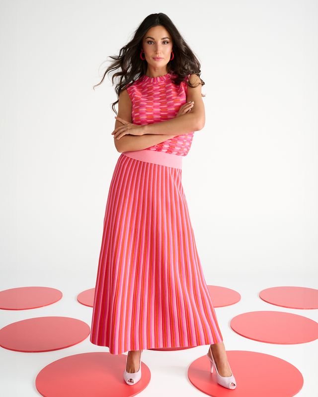 You're my lobster by K-Design top speciale brei paradise pink roze C836L