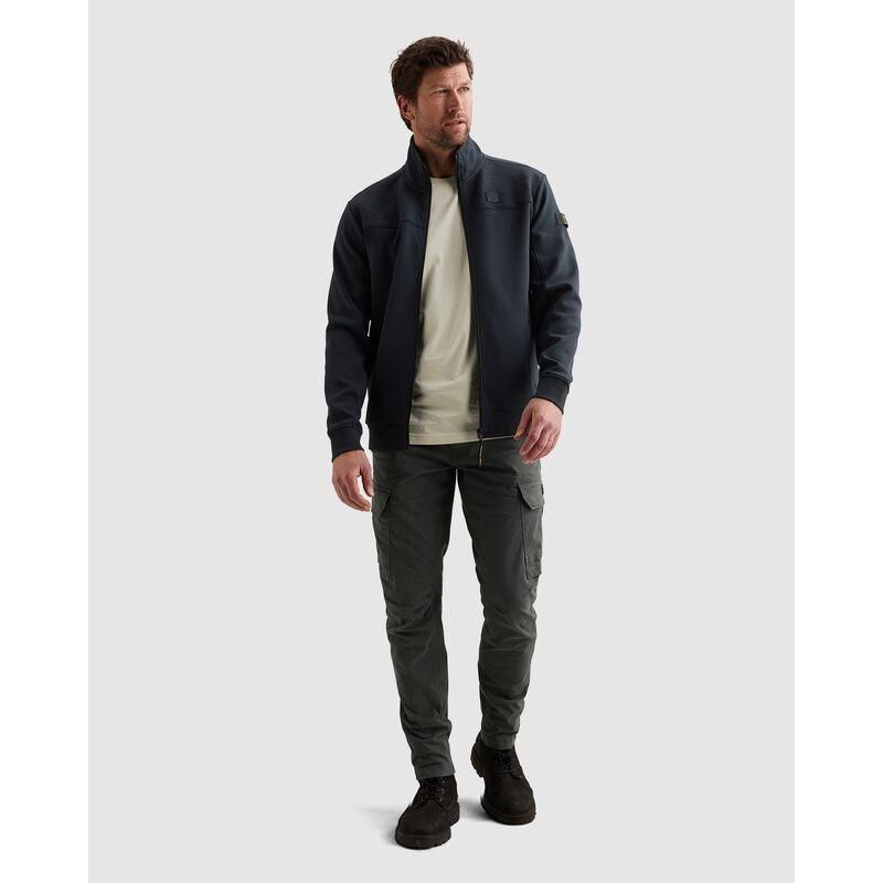 PME Legend sweat jacket interlock salute blauw vest PSW2602476