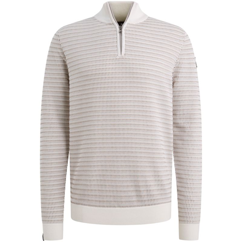 Vanguard half zip pullover cotton modal cloud dancer VKW2602308