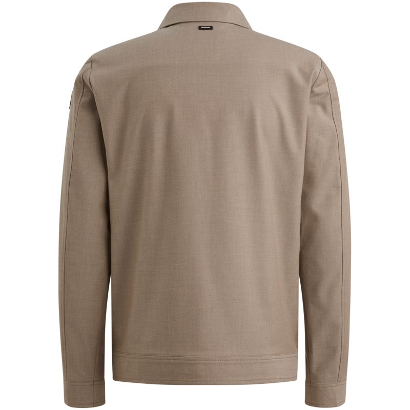 Heren overshirt Vanguard brindle beige smart uni stretch VBL2602190