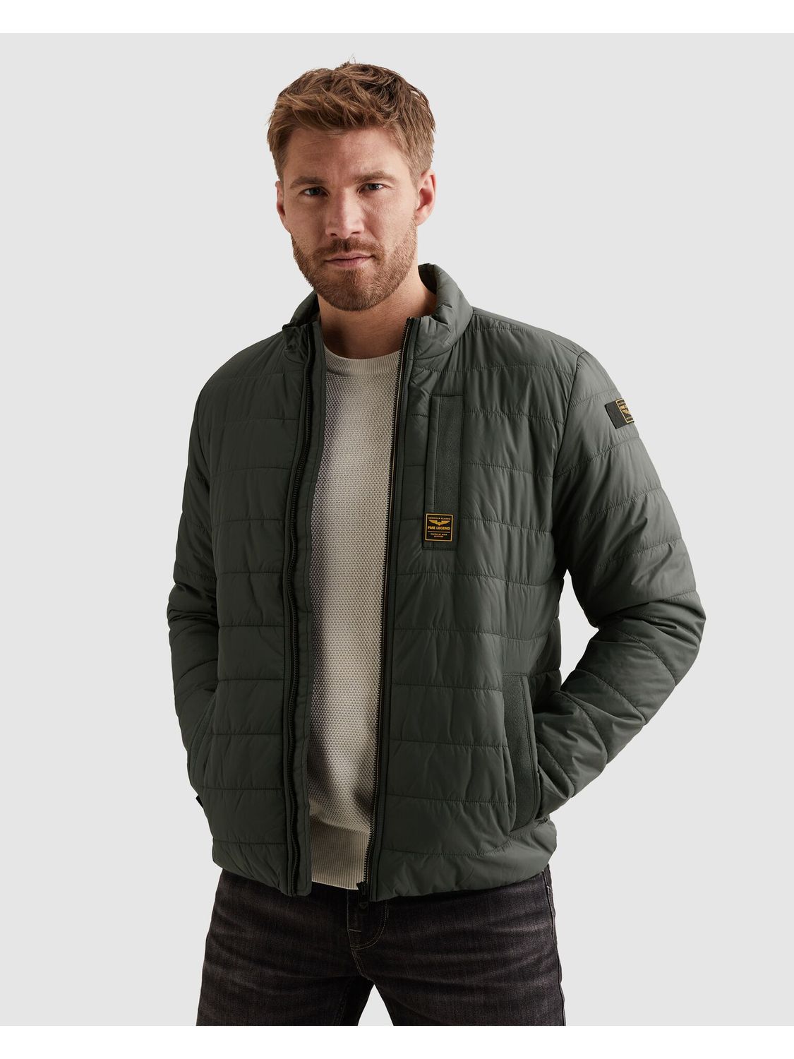 PME Legend Miles Mentor heren jack urban chic groen nylon pja2602135-6026