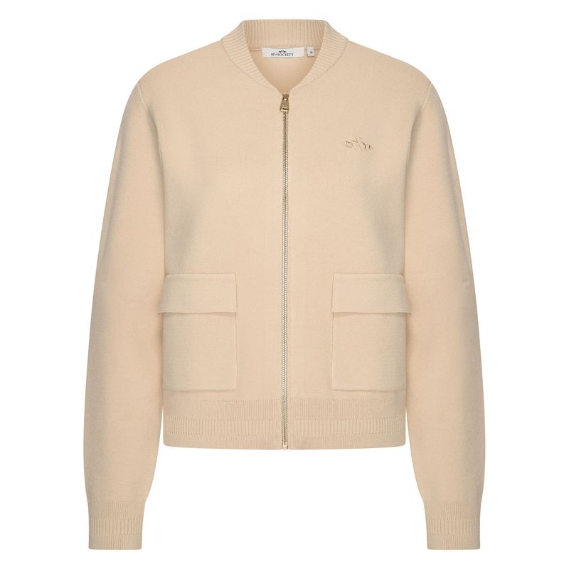 HV Society cardigan HVSBlaine kit beige dames vest viscose mix 0409103813