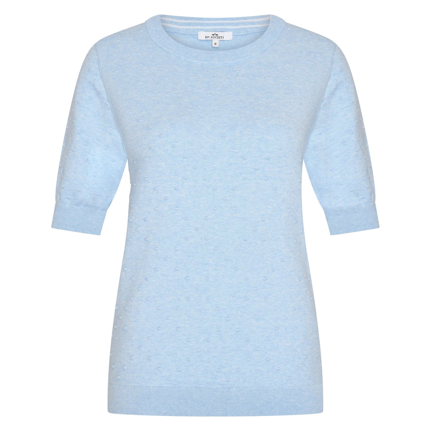 HV Society pullover HVSBirgit lightblue blauw dames trui 0409103827