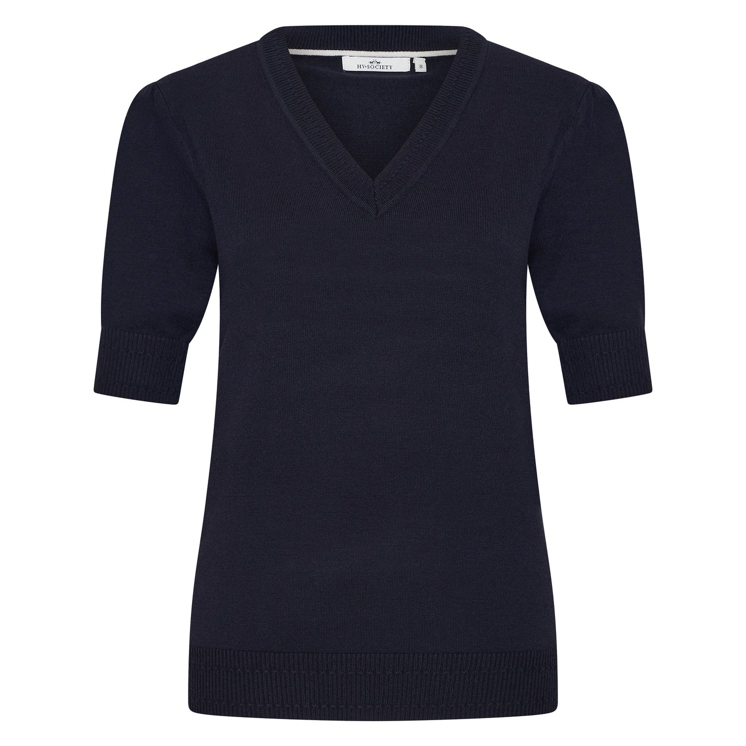 HV Society pullover HVSBerna navy blauw dames trui viscose mix 0409103812