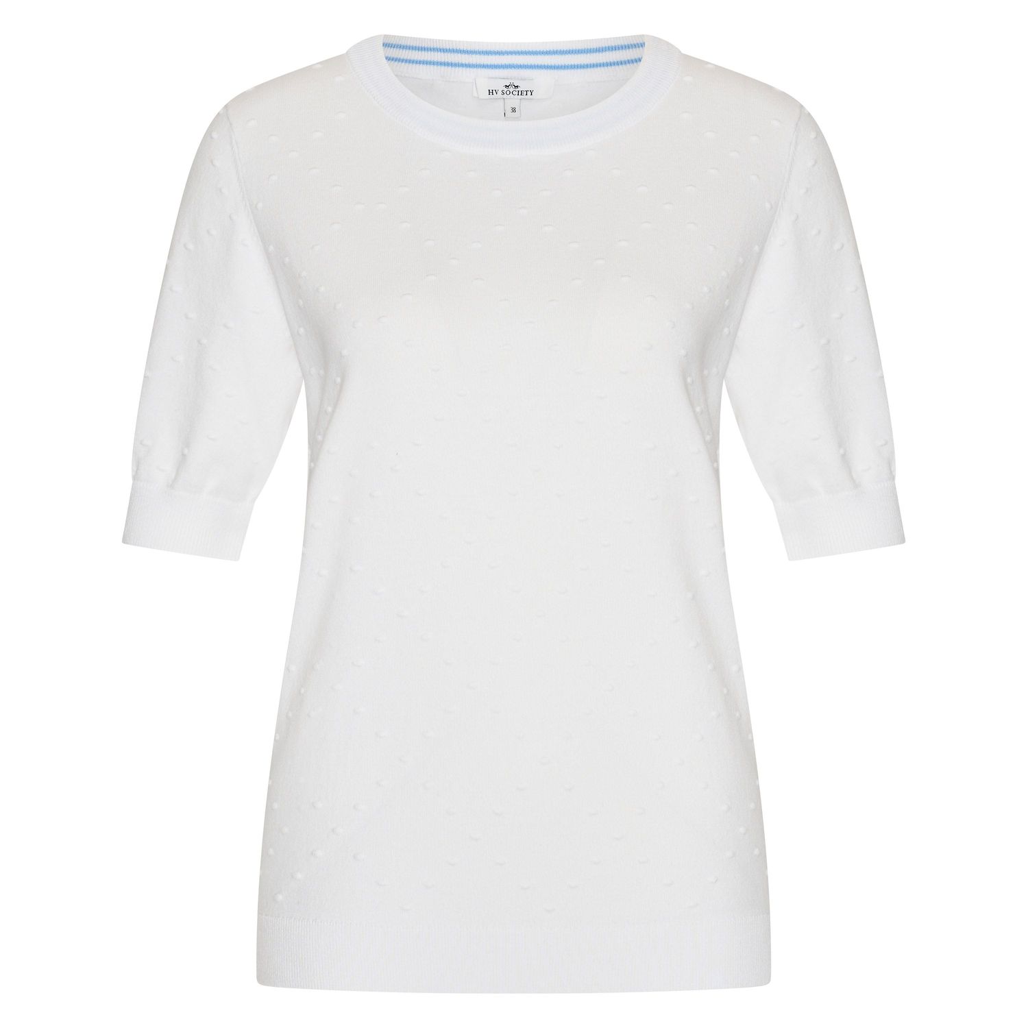 HV Society pullover HVSBirgit wit dames trui katoen mix 0409103827