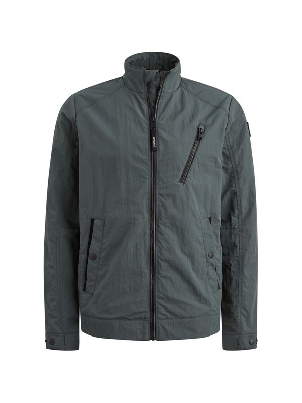 Vanguard short biker jacket urban chic groen grijs heren jas vja2602173-6026