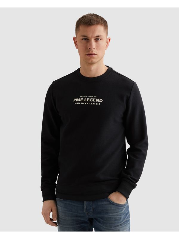 PME Legend sweater salute navy blauw cotton blend PSW2602485-5281