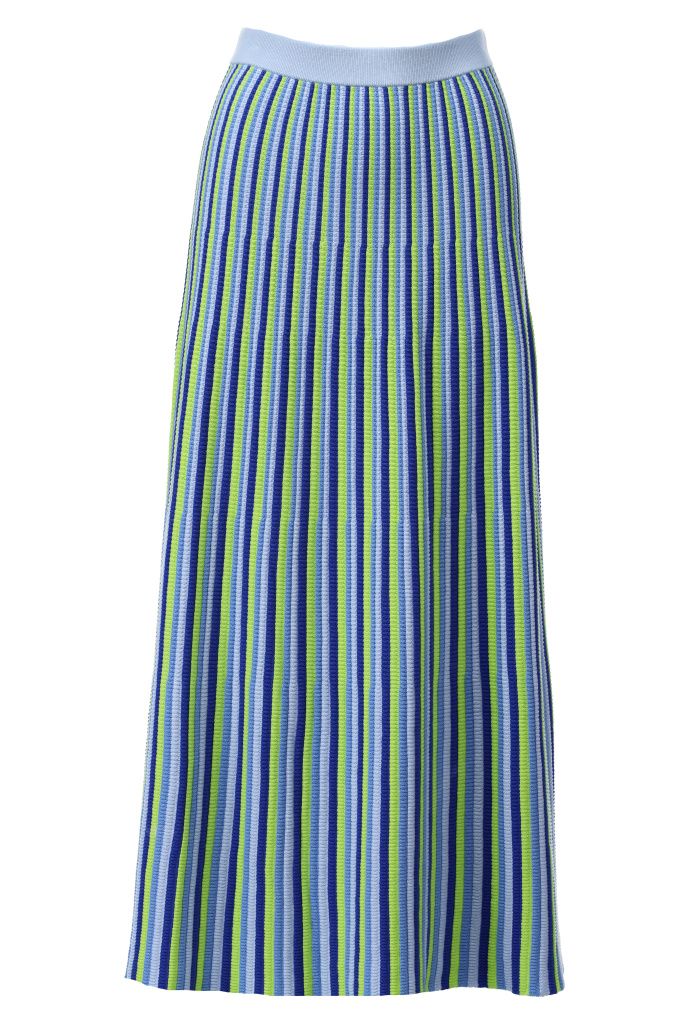 K-Design rok blauw speciale brei C835L You're my lobster vooraanzicht