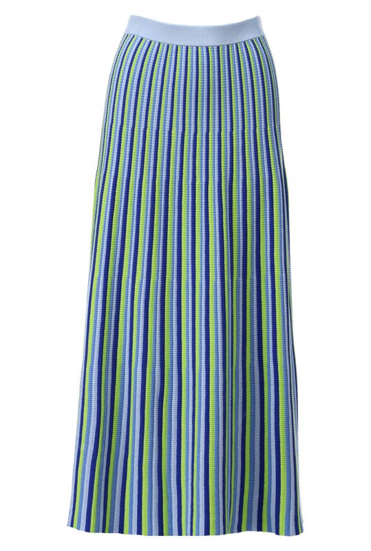 K-Design rok blauw speciale brei C835L You're my lobster vooraanzicht