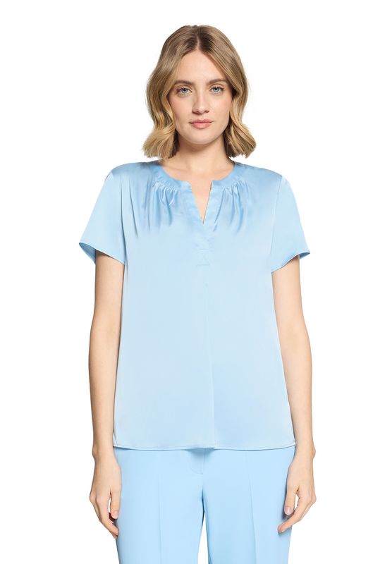 Betty Barclay Dames Blouse Powder Blue Satijn 80201849
