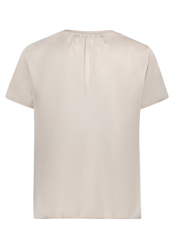 Dames blouse Betty Barclay Light Beige halflange mouw satijn casual fit summer 26