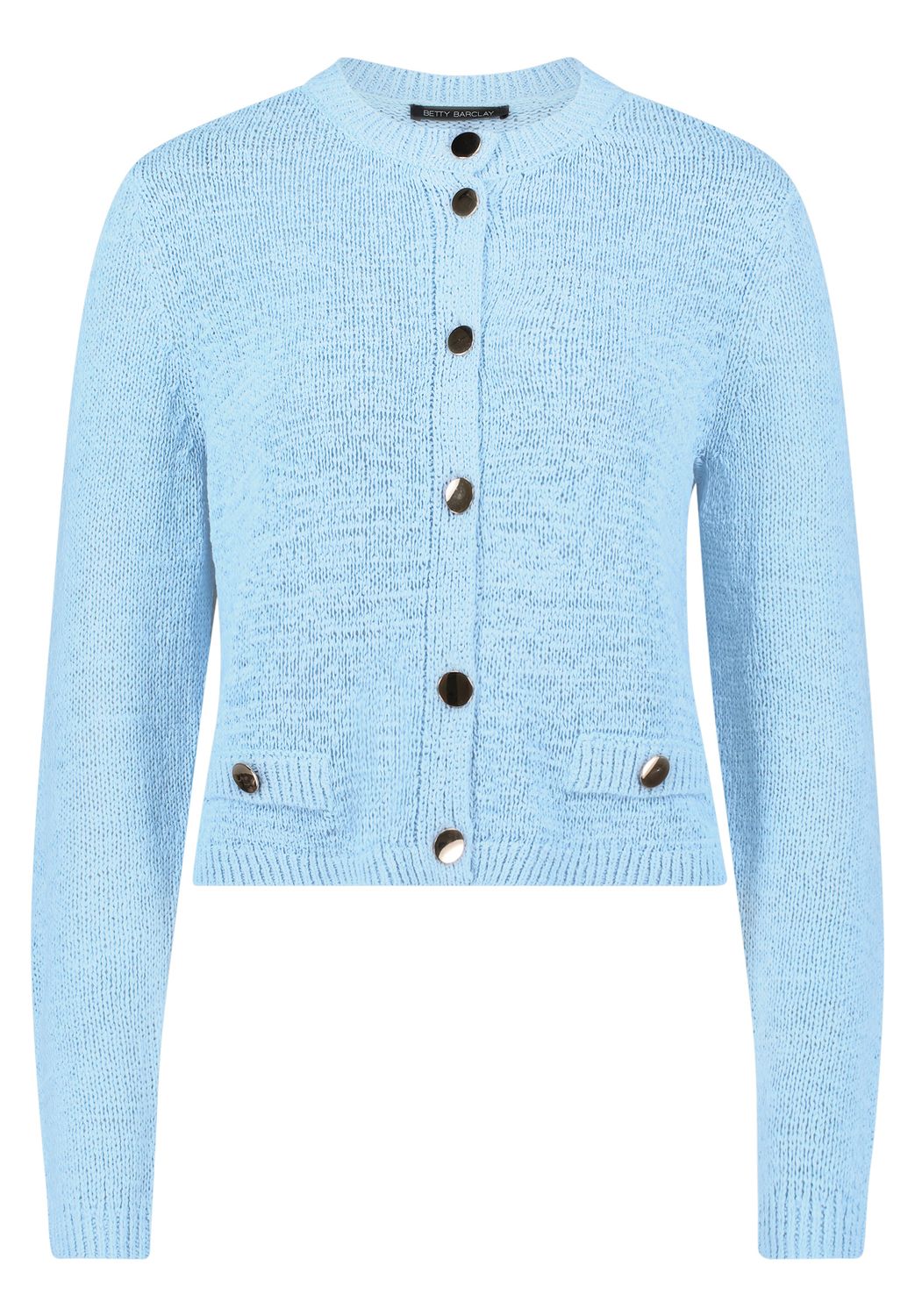 Betty Barclay Dames Kort Vest Powder Blue 54291869