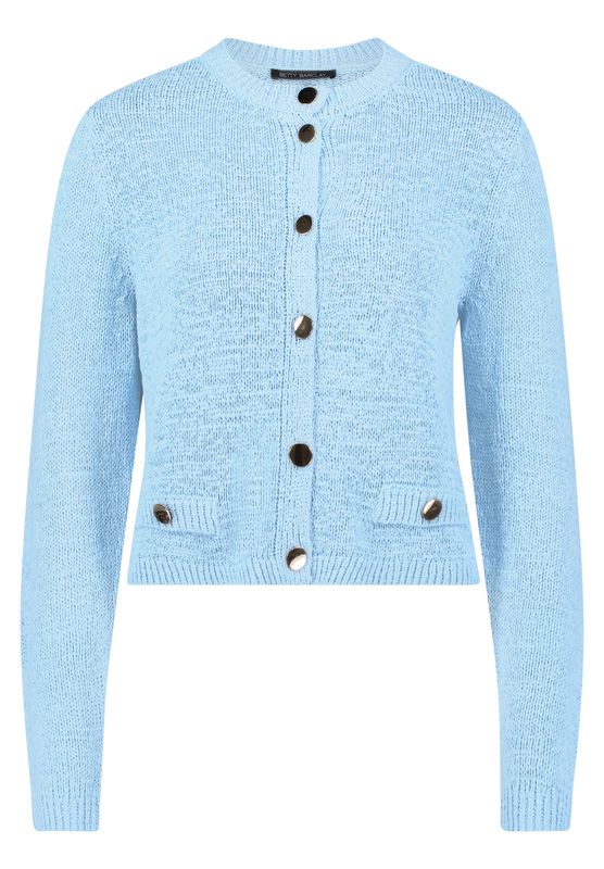 Betty Barclay Dames Kort Vest Powder Blue 54291869