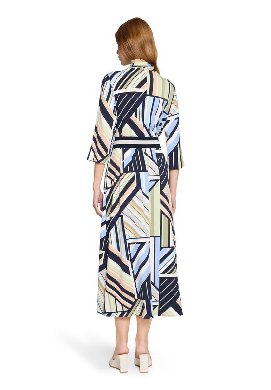Betty Barclay Kleid Lang 1/1 Arm Blauw 18391841