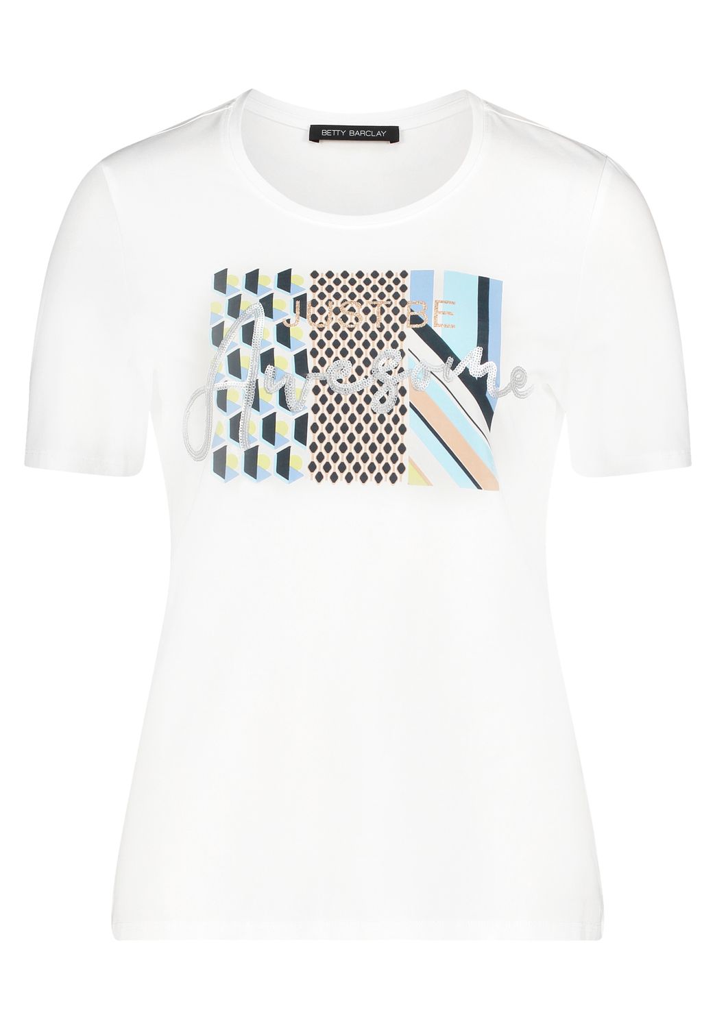 Betty Barclay Dames Shirt Patch Cream/Green 27531092