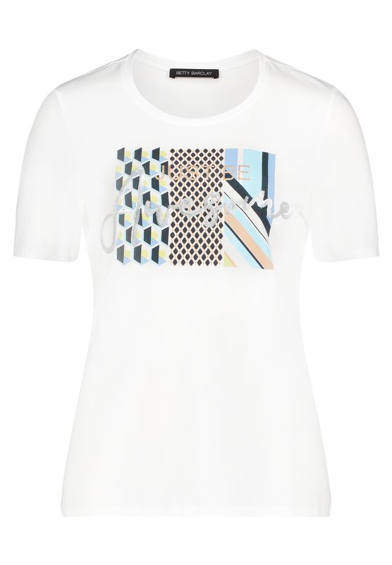 Betty Barclay Dames Shirt Patch Cream/Green 27531092