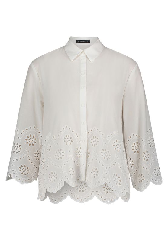 Betty Barclay Kanten Blouse Offwhite Ecru 261-80361926-1014 zomer 2026