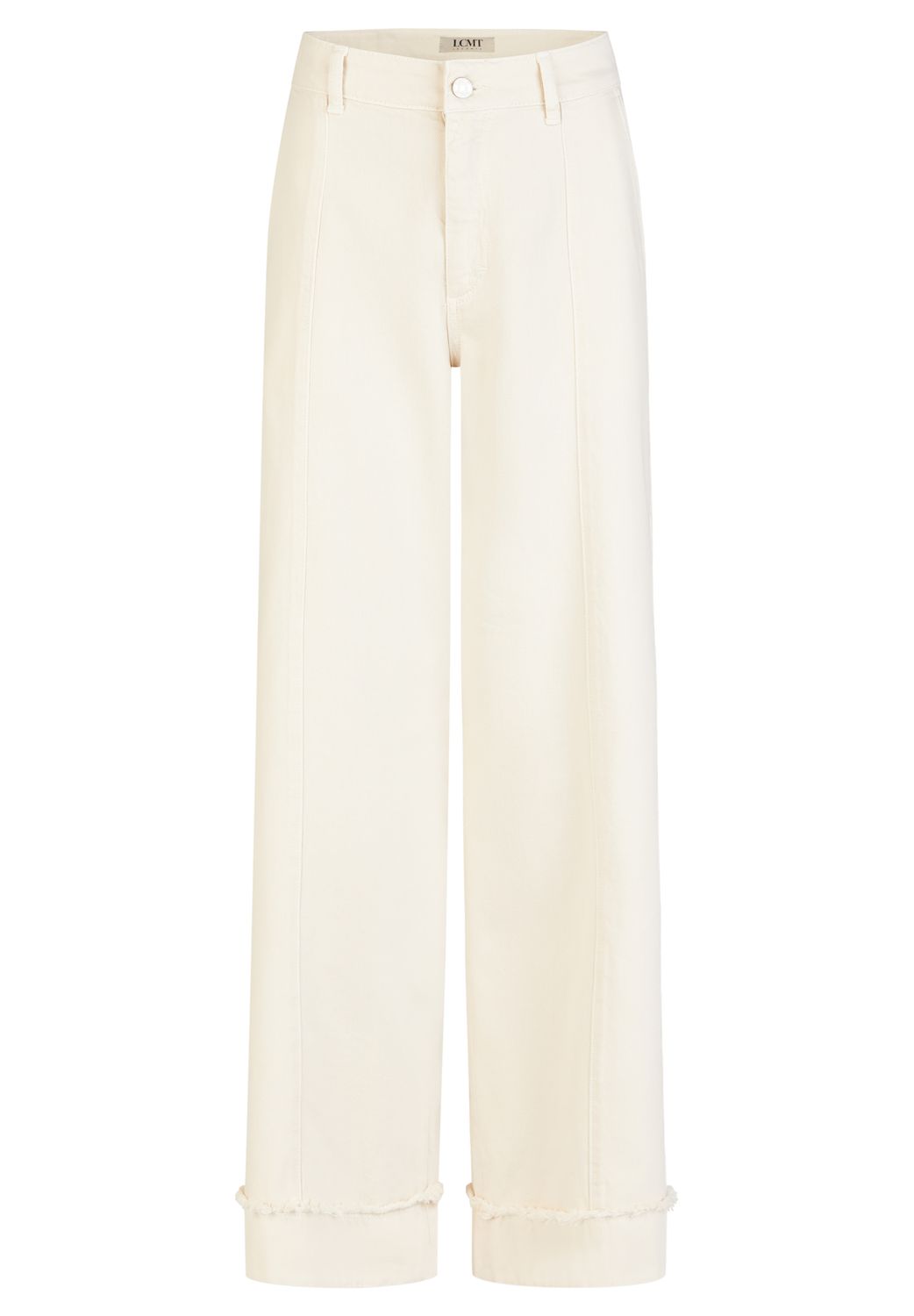 LeComte broek macadamia bruin dames katoen 56-617157-6628