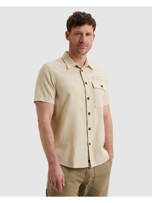 PME Legend Wrenchmen overhemd bone white katoen slub cargo PSIS2603268-7013