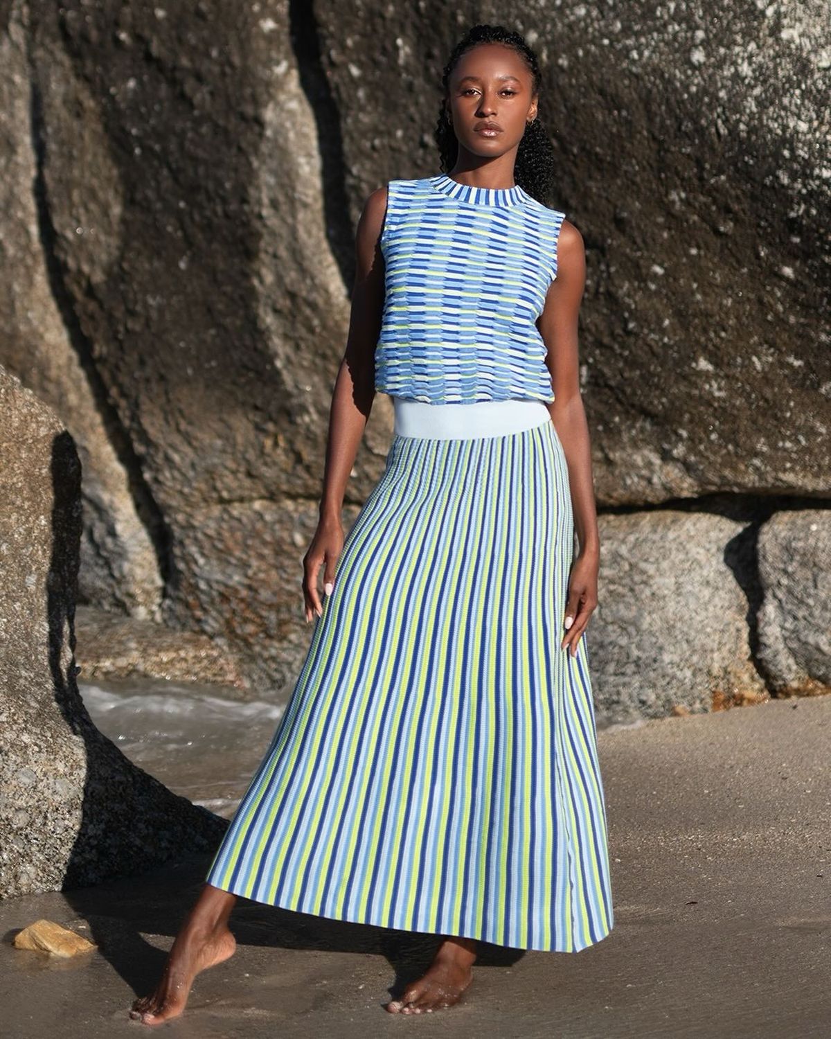 You're my lobster by K-Design Top in speciale brei Blauw C836L
