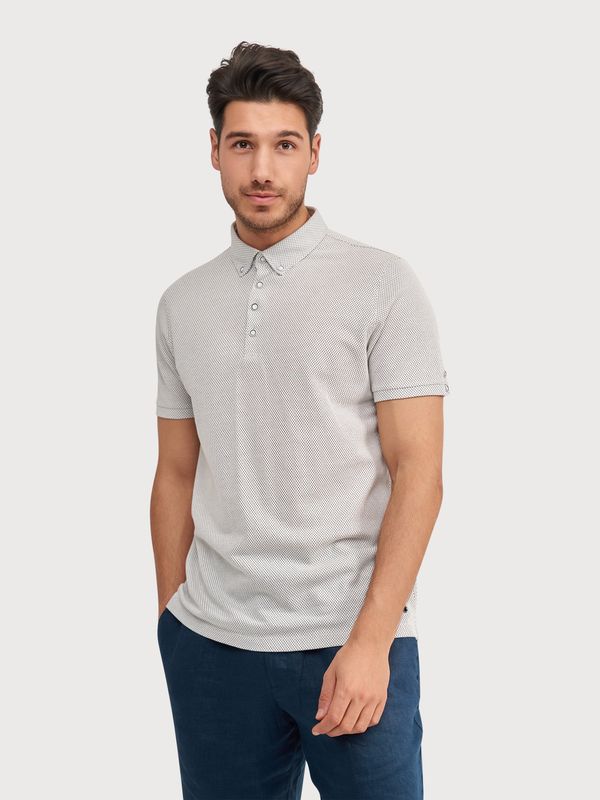 Blue Industry Heren Knit Polo Navy Fijngebreid KBIS26-M29