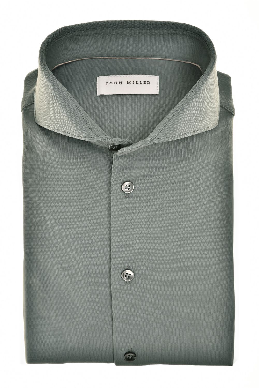 John Miller Overhemd Middengrijs Hyperstretch jersey 5142675-260 Voorjaarscollectie