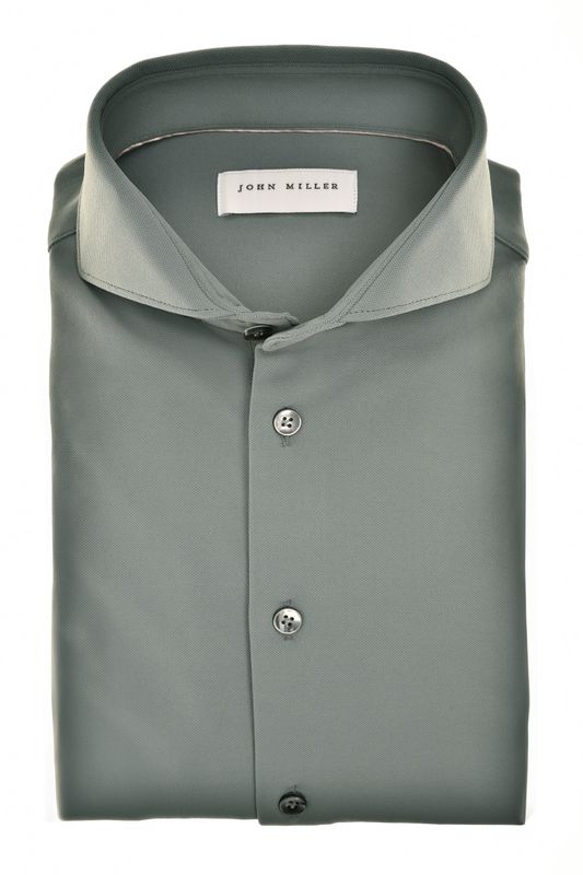 John Miller Overhemd Middengrijs Hyperstretch jersey 5142675-260 Voorjaarscollectie