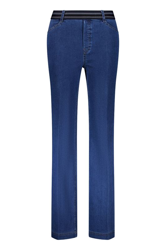 Gardeur Dames Broek ZILLA1 Stone Grijs Pull On Slim 670701