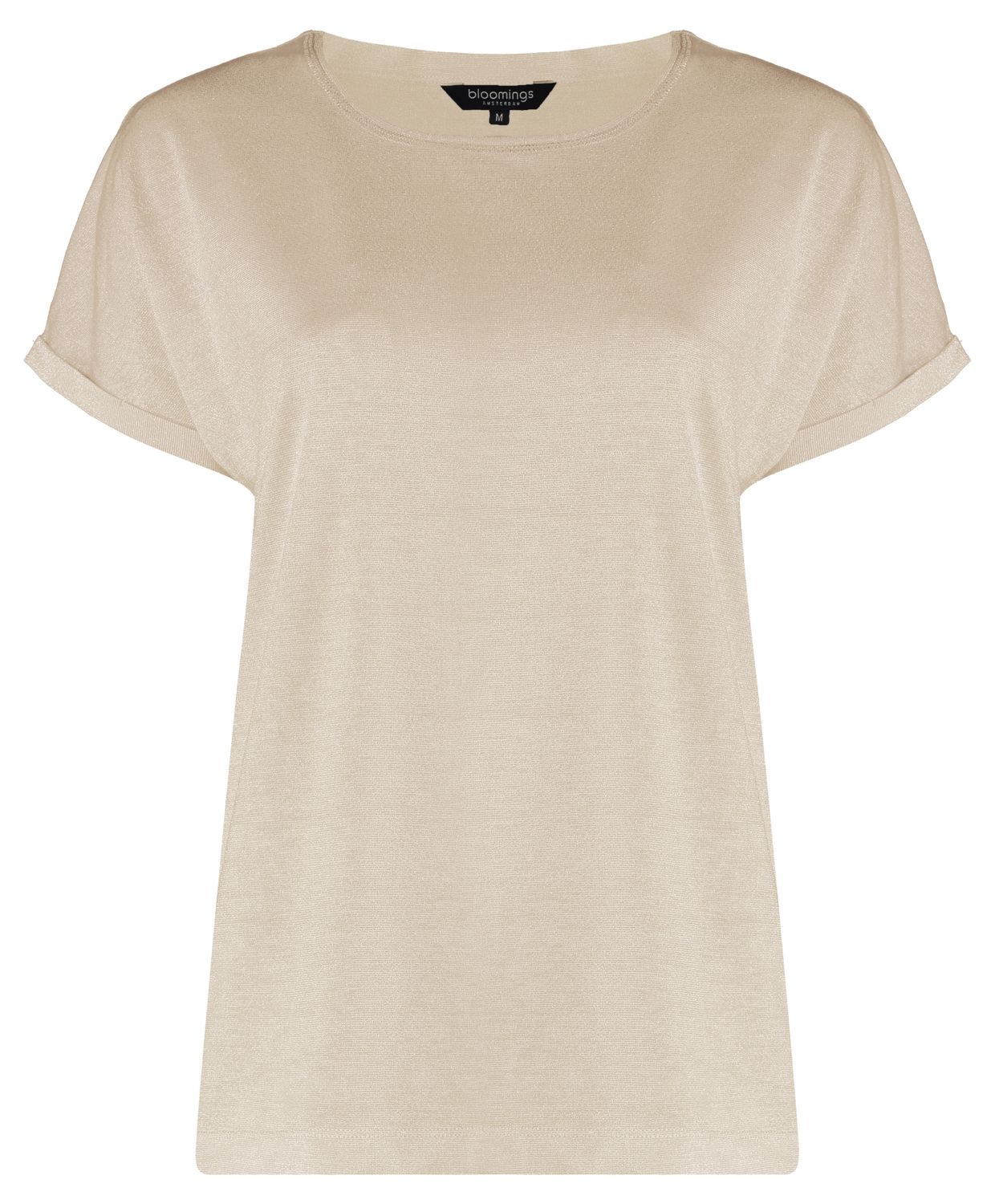 Bloomings Amsterdam Dames Top Oxford Tan Lurex Glitter SLT363-8973