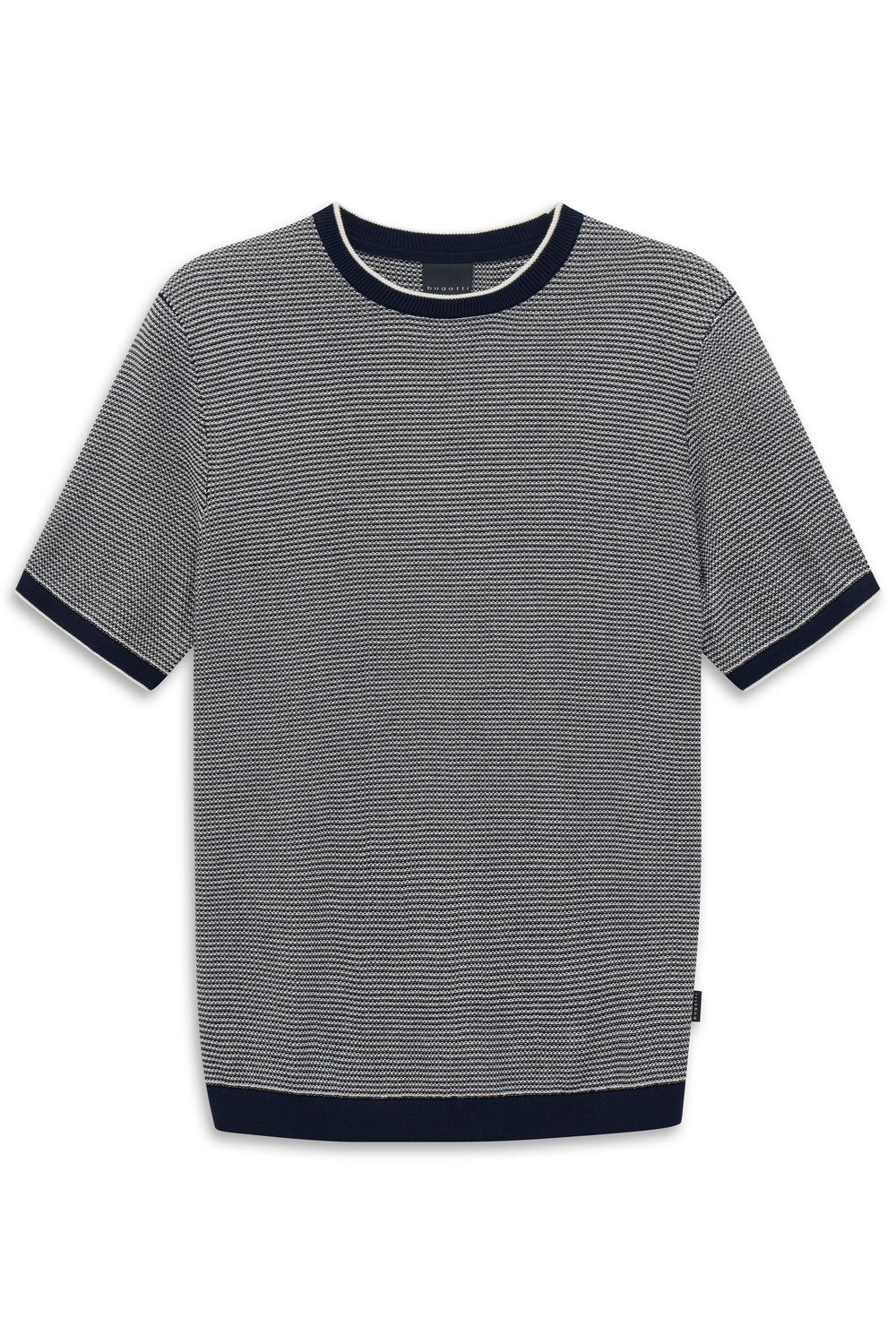 Bugatti Heren T-shirt Blauw 15535E 100% Katoen