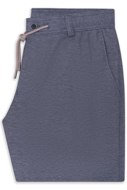 Bugatti Heren Bermuda Shorts Blauw 16426E Stretch Modern Fit