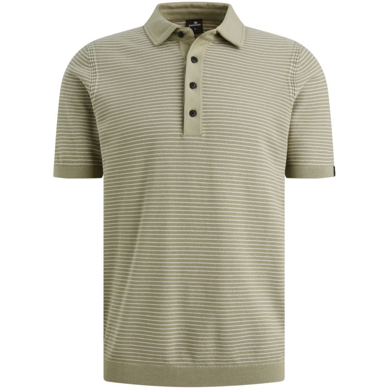 Vanguard Heren Polo Tea Groen Katoen Modal VPSS2603852