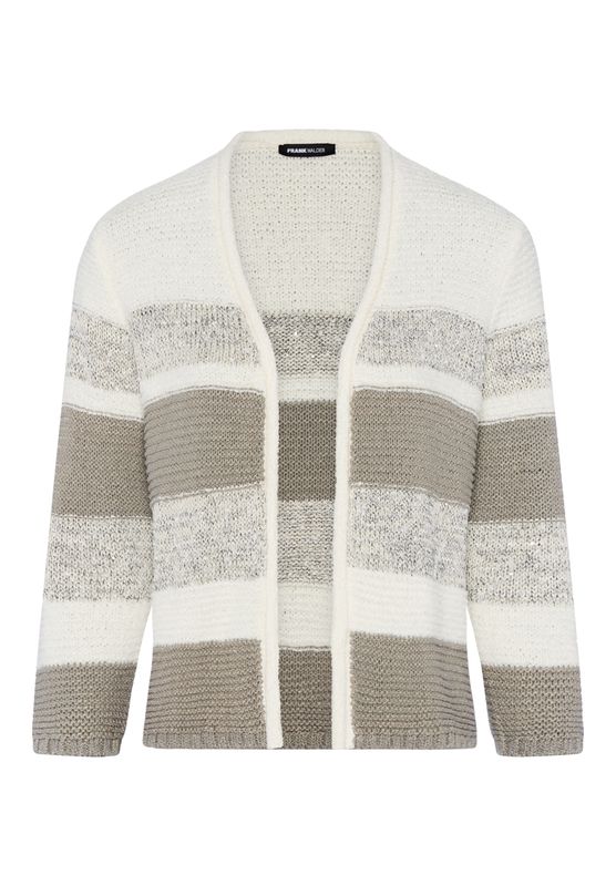 Frank Walder Dames Vest Groene Print Katoenmix S62203055 077