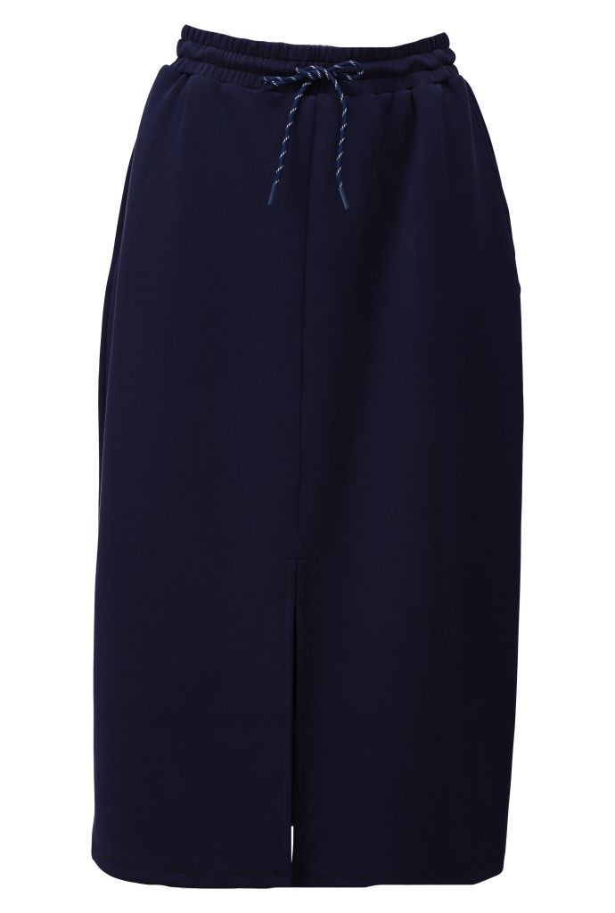 K-Design Dames Rok C609L Navy Blazer Blauw met Split