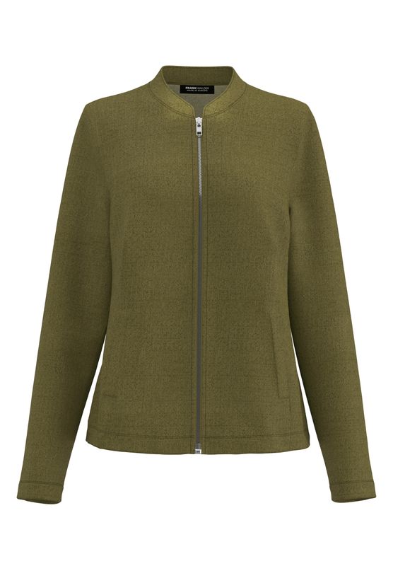 Frank Walder Dames Blazer Groen Katoen Viscose Mix S62203311 768